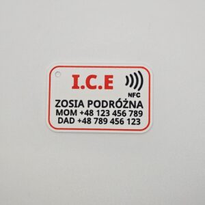 Karta ICE dla dziecka z NFC